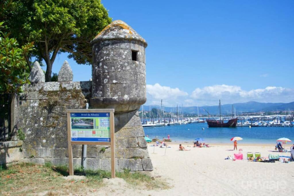 Precioso Apartamento En Baiona Zona Centro Eksteriør bilde